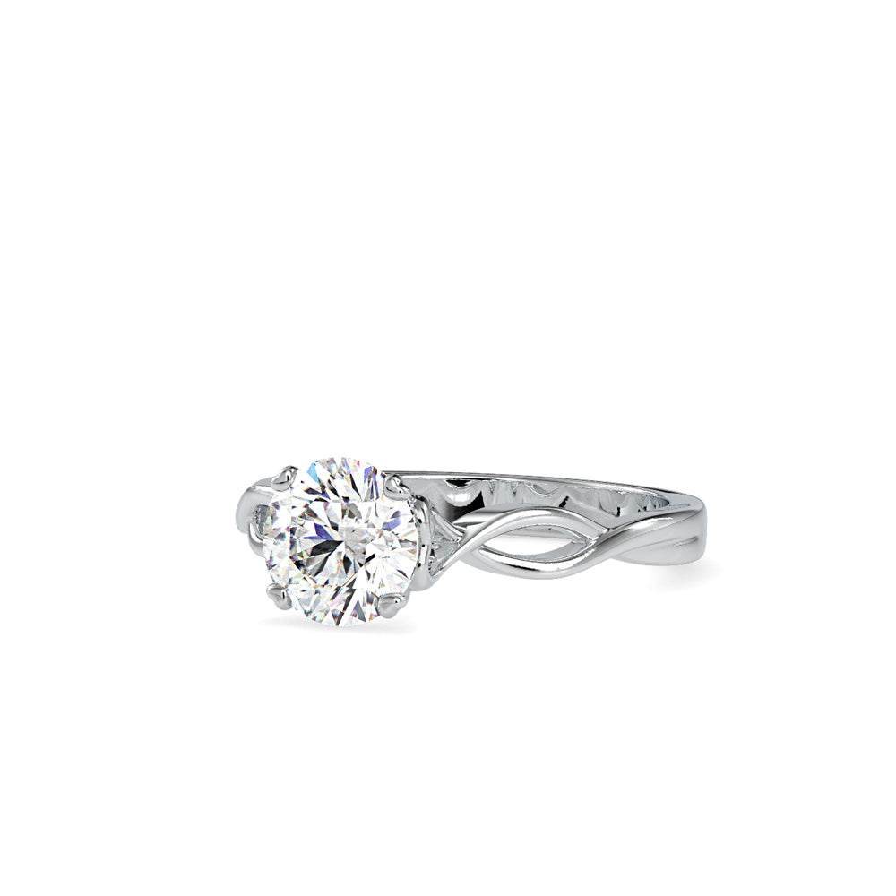 1 CT Elegant Solitaire Gold Lab-Grown Diamond Ring