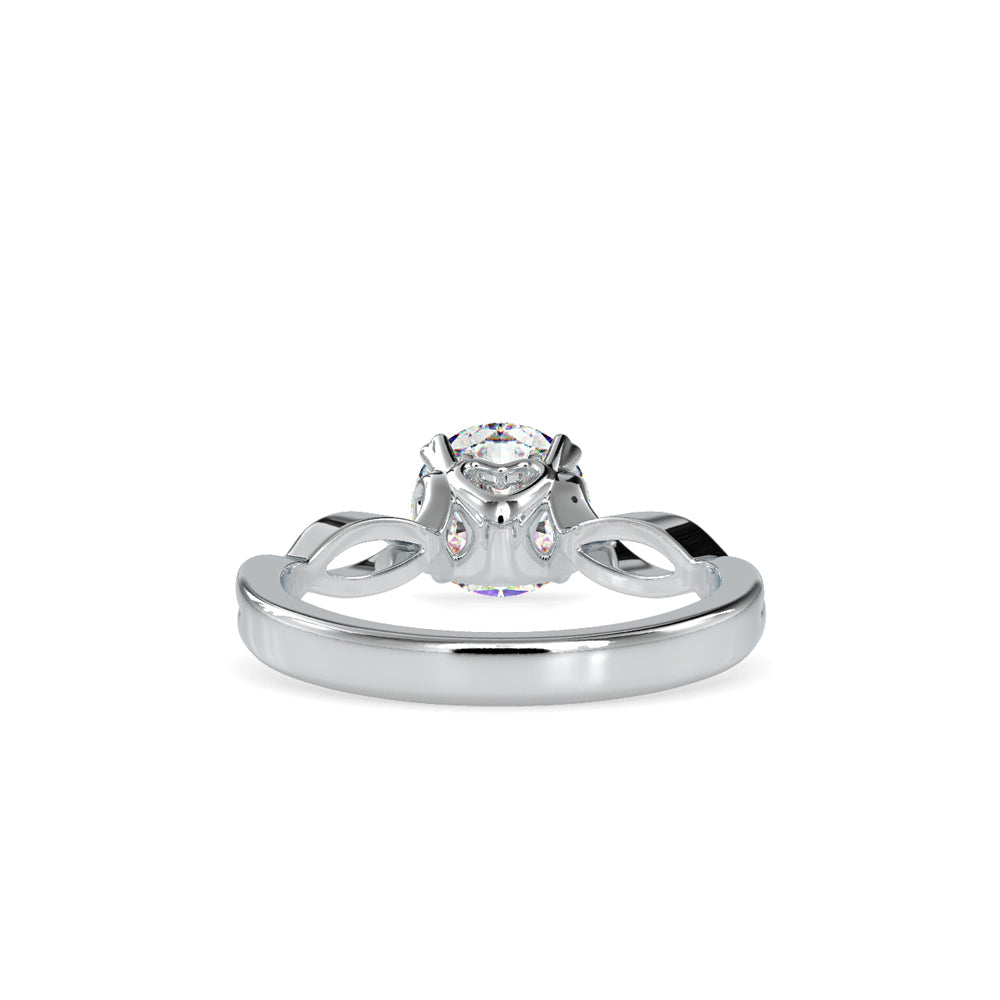 1 CT Elegant Solitaire Gold Lab-Grown Diamond Ring