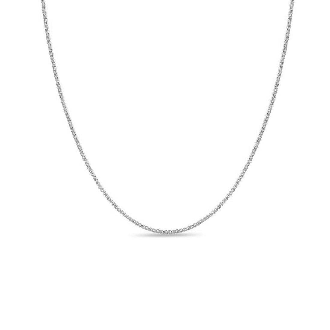 Sophisticated 925 Sterling Silver Men's Box Chain