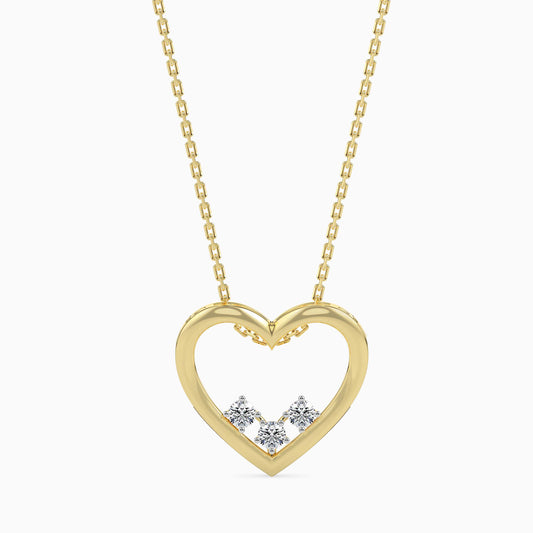 Heart Yonder Lab-Grown Diamond Pendant without Chain