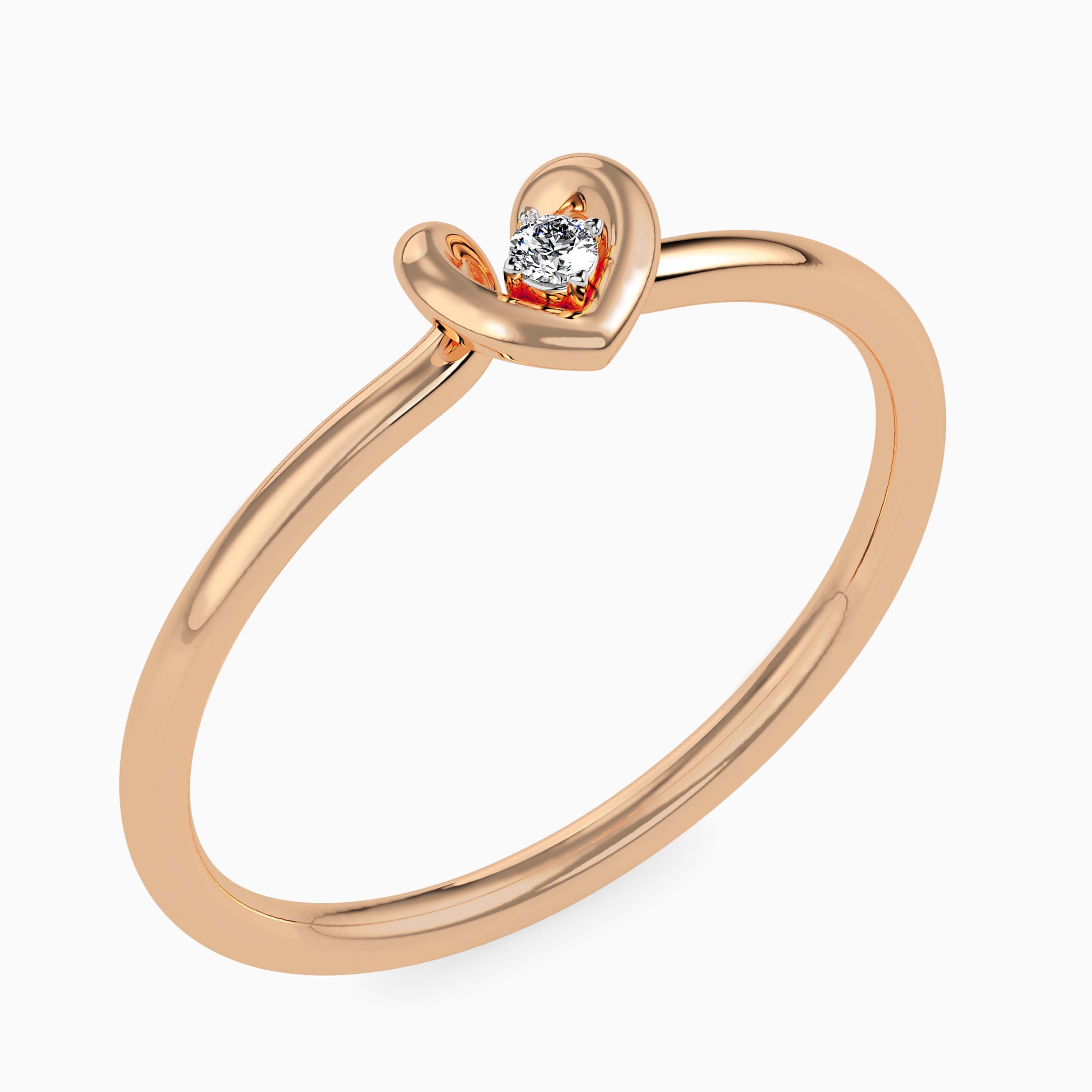 Sparkling Allure Lab-Grown Diamond Heart Ring