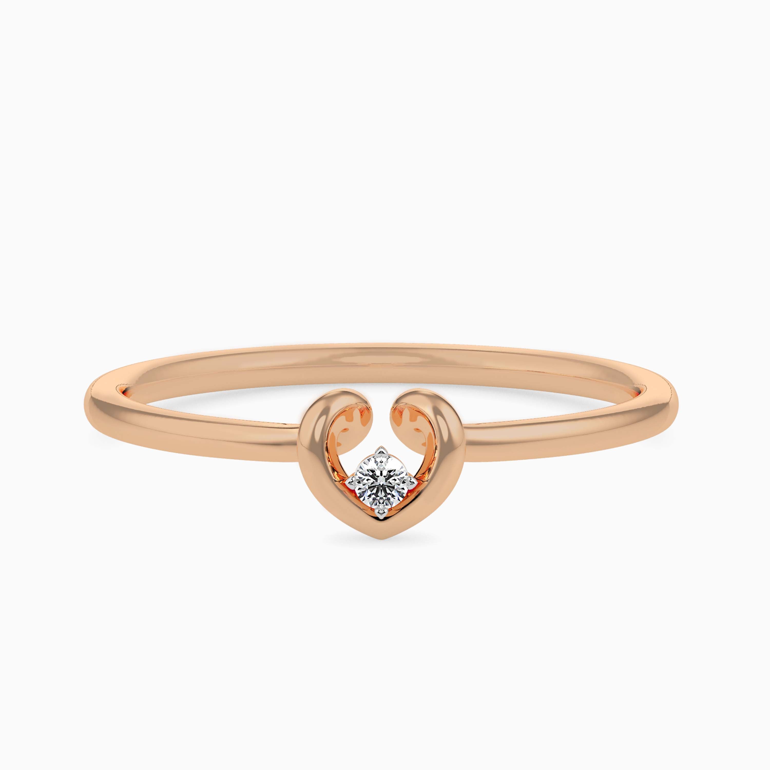 Sparkling Allure Lab-Grown Diamond Heart Ring