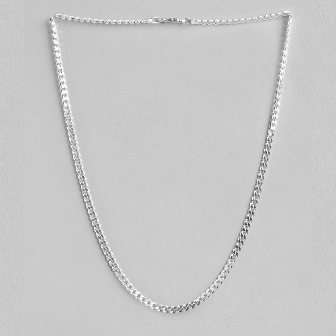 The Classic Silver-Plated Linkage 925 Sterling Silver Chain for Him