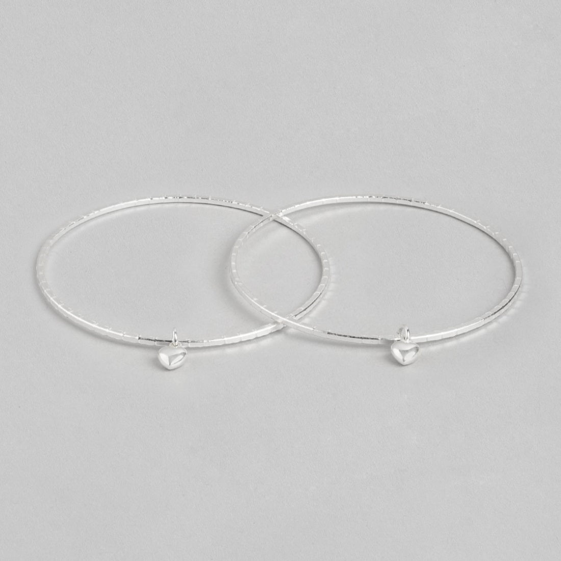 Sculpted Affection Rhodium-Plated 925 Sterling Silver Bangle