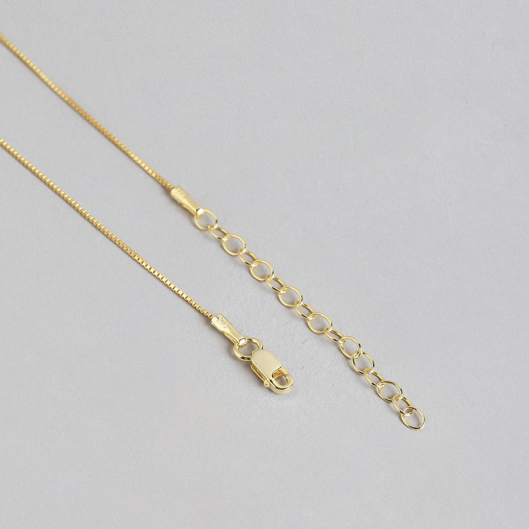 Duality in Gold 925 Sterling Silver Jewelry Set with Twin Circles