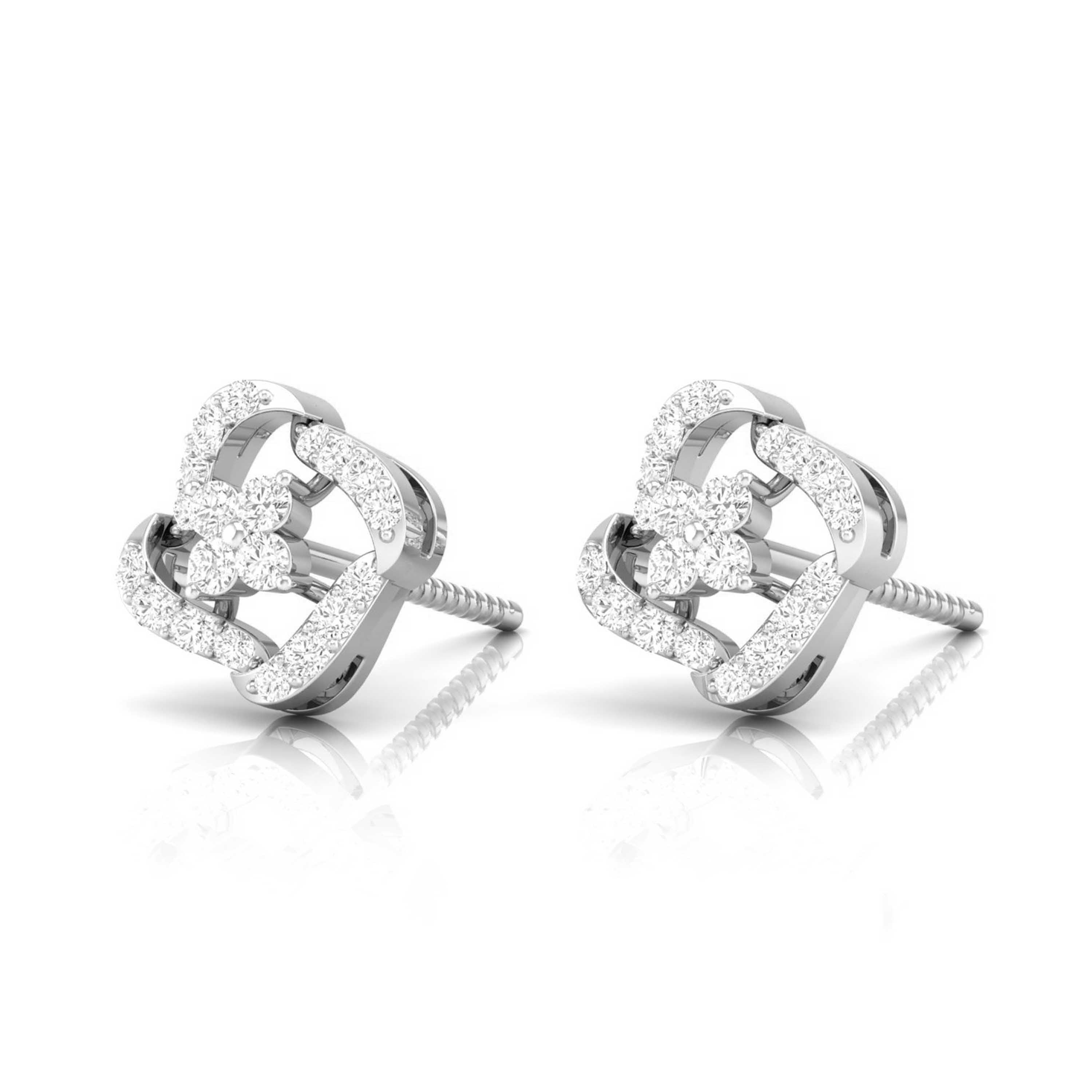 Twinkling Embrace Lab-Grown Diamond Stud Earrings