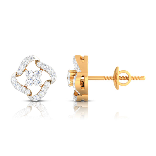 Twinkling Embrace Lab-Grown Diamond Stud Earrings