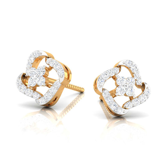 Twinkling Embrace Lab-Grown Diamond Stud Earrings