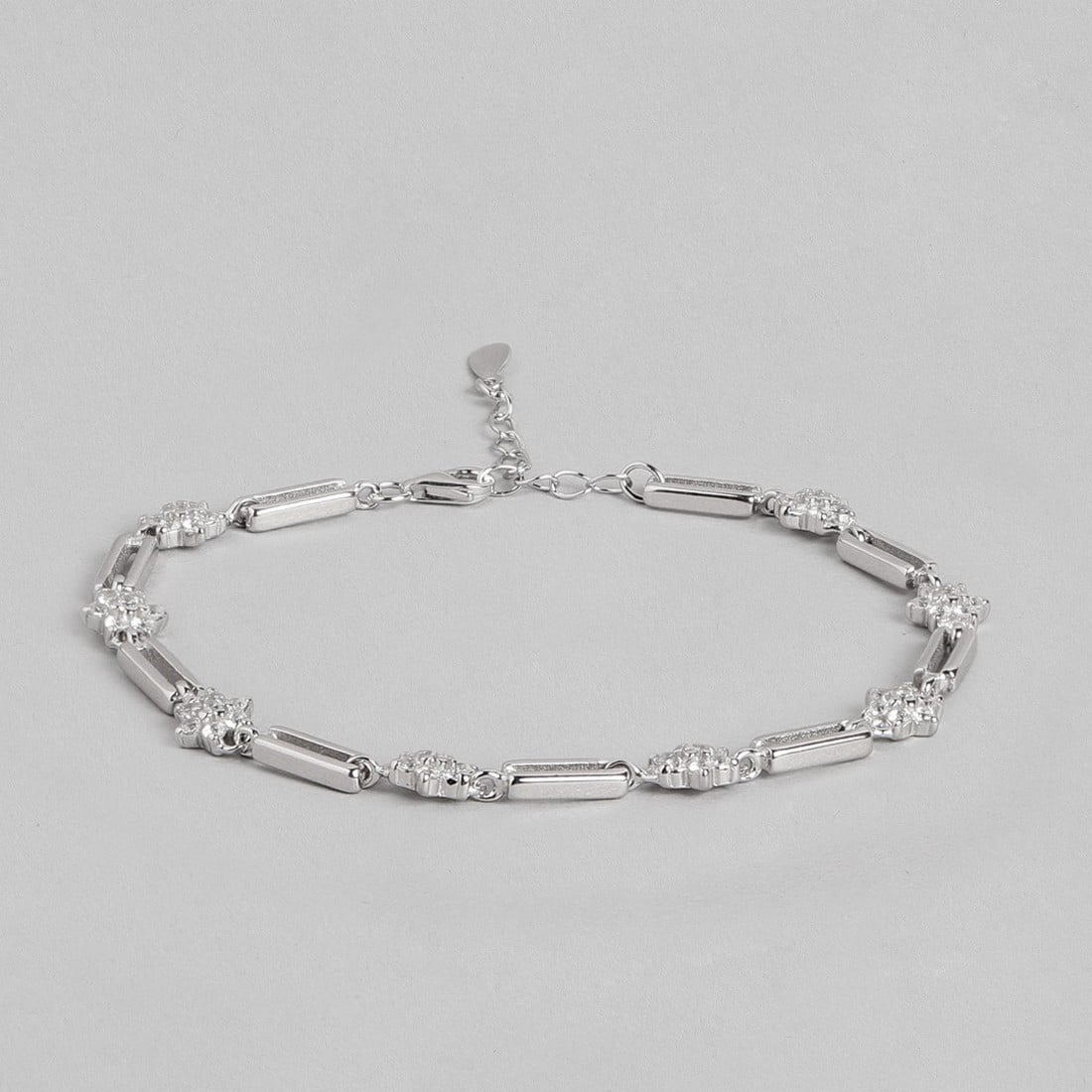 Floral Bond 925 Sterling Silver Bracelet