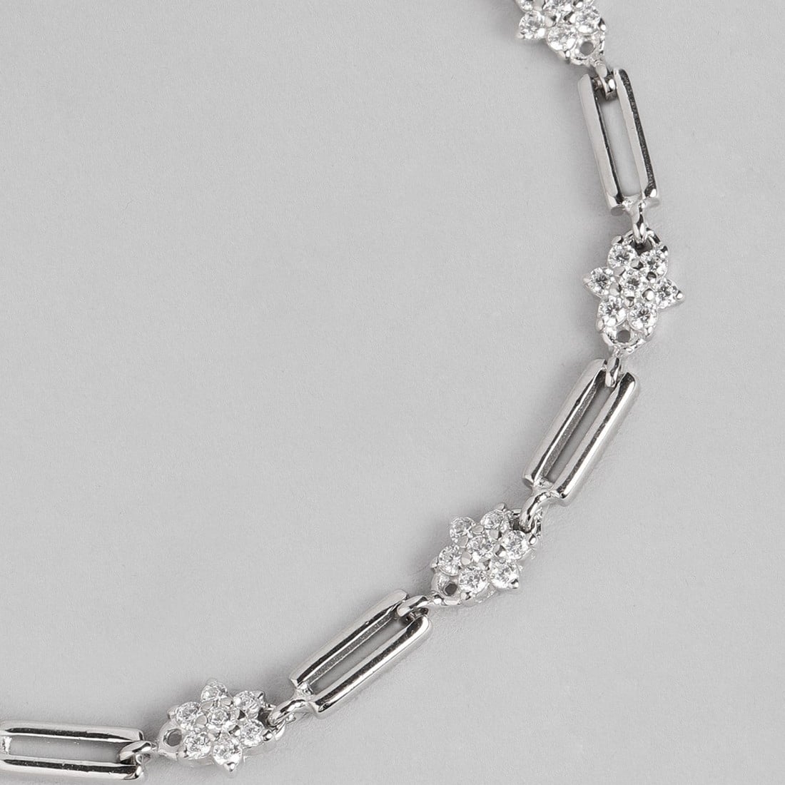 Floral Bond 925 Sterling Silver Bracelet