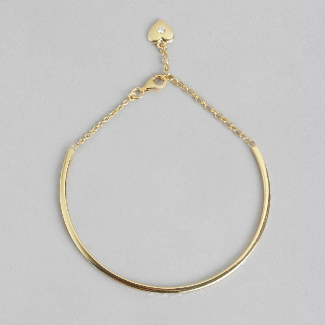 Minimal Gold Plated 925 Sterling Silver Bracelet