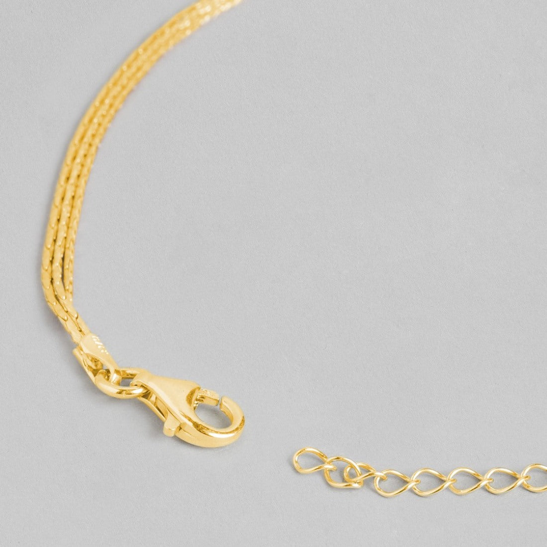 Chic 925 Sterling Silver Gold Plated Bracelet