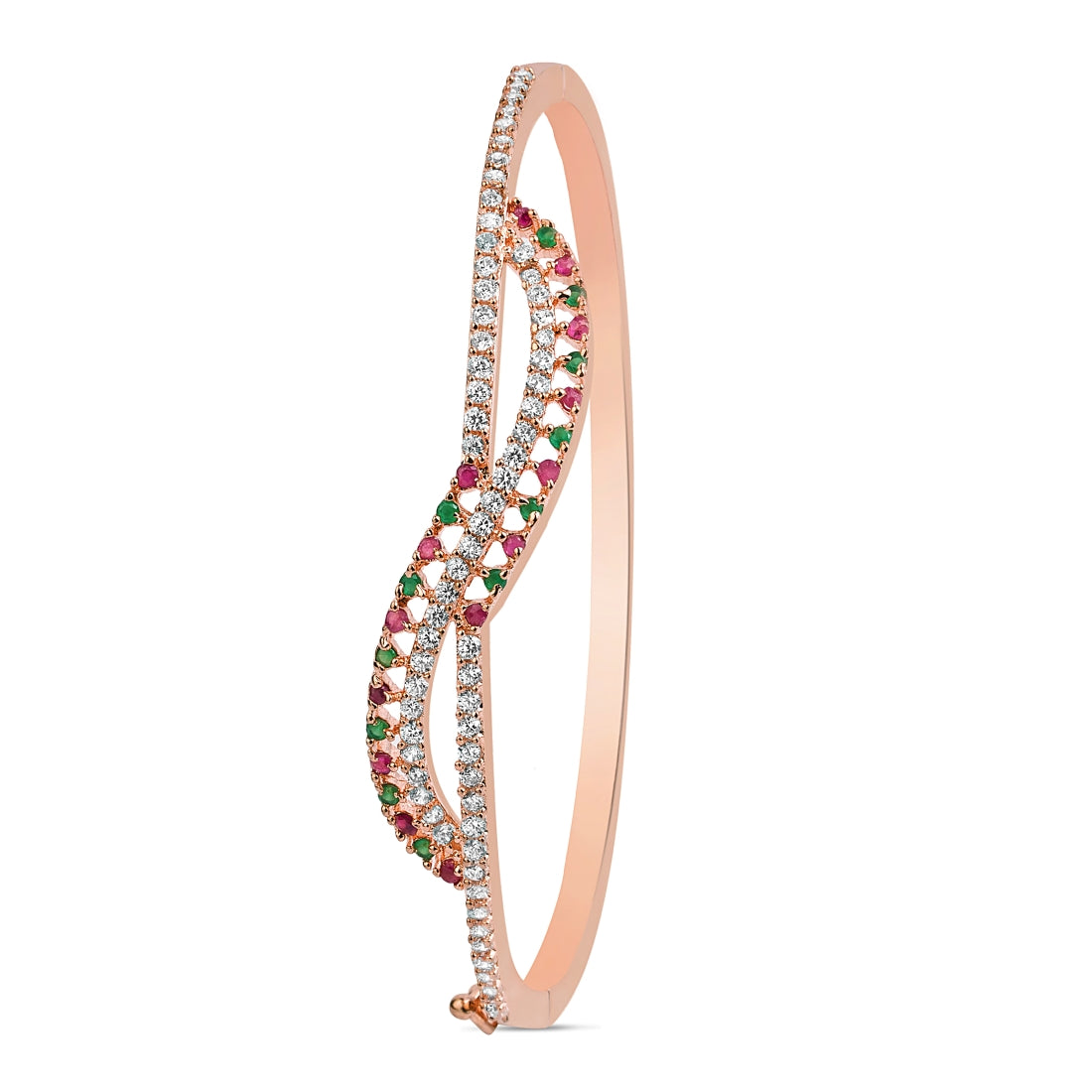 Radiant Glow Rose Gold Plated 925 Sterling Silver Bracelet