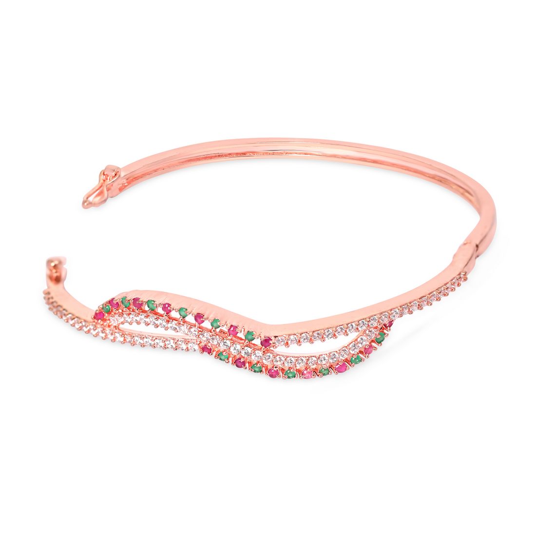 Radiant Glow Rose Gold Plated 925 Sterling Silver Bracelet