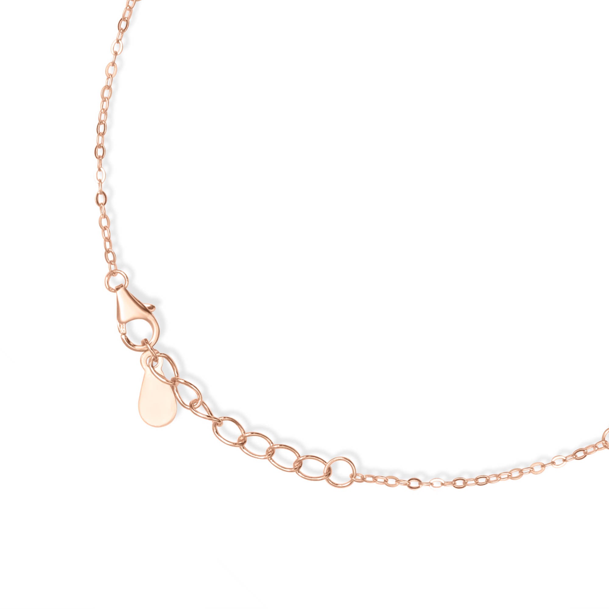 Floral Essence Rose Gold Plated 925 Sterling Silver Bracelet