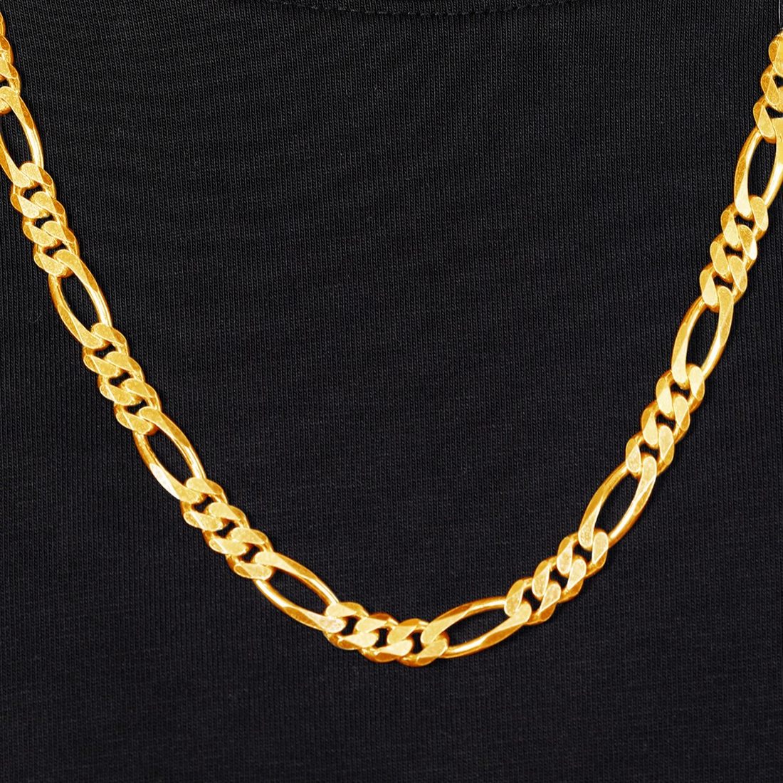 Refined Links Gold Plated 925 Sterling Silver Men's Chain