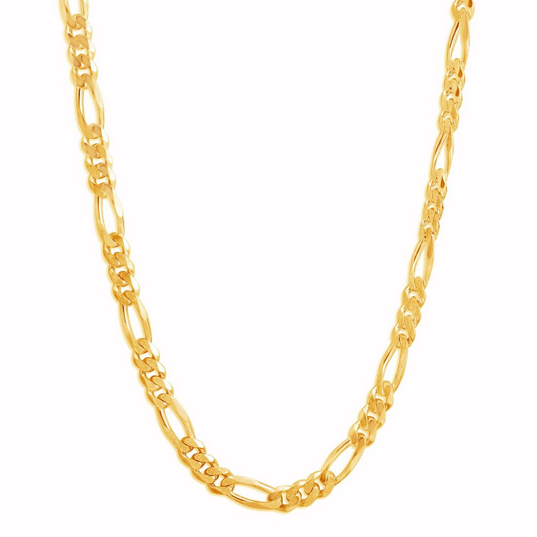 Refined Links Gold Plated 925 Sterling Silver Men's Chain