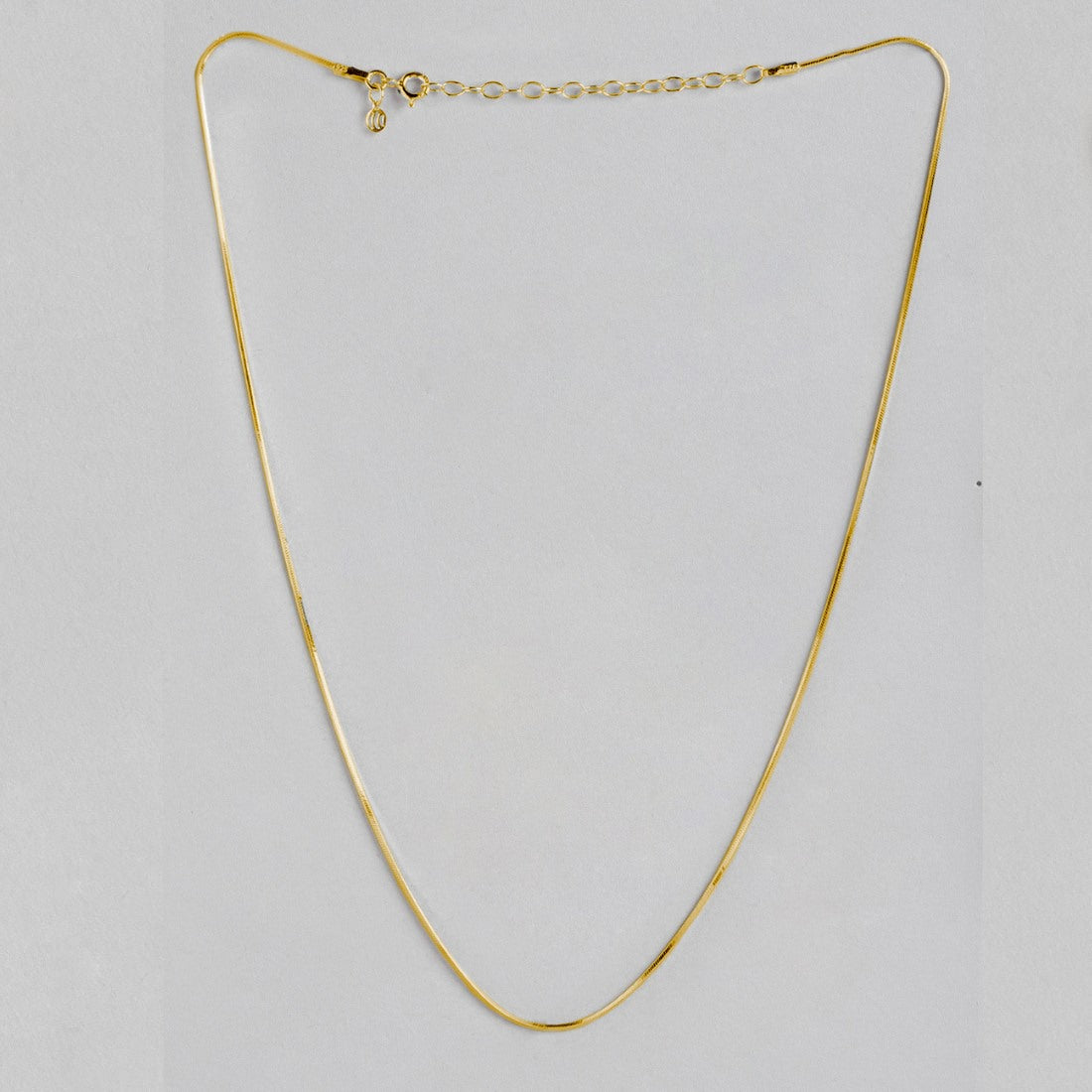 Golden Elegance 925 Sterling Silver Snake Chain