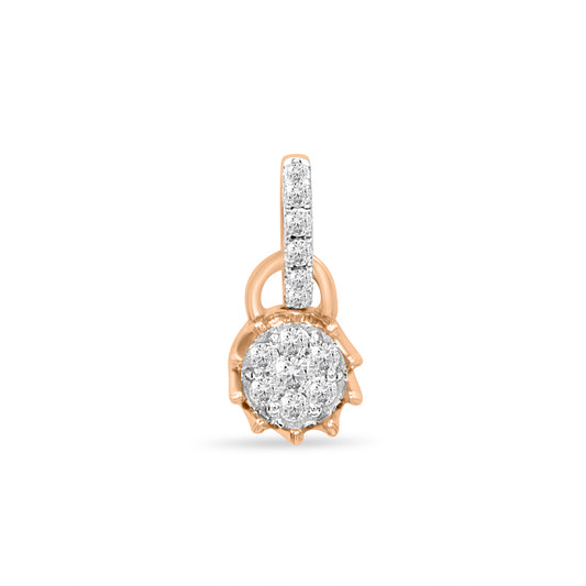 Noura Gold Pendant with Lab-Grown Diamonds without Chain