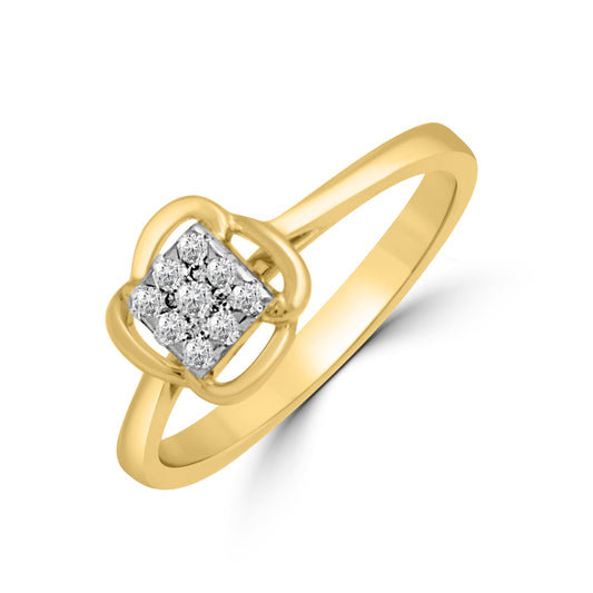 Mystic Gold Ring with Lab-Grown Diamonds