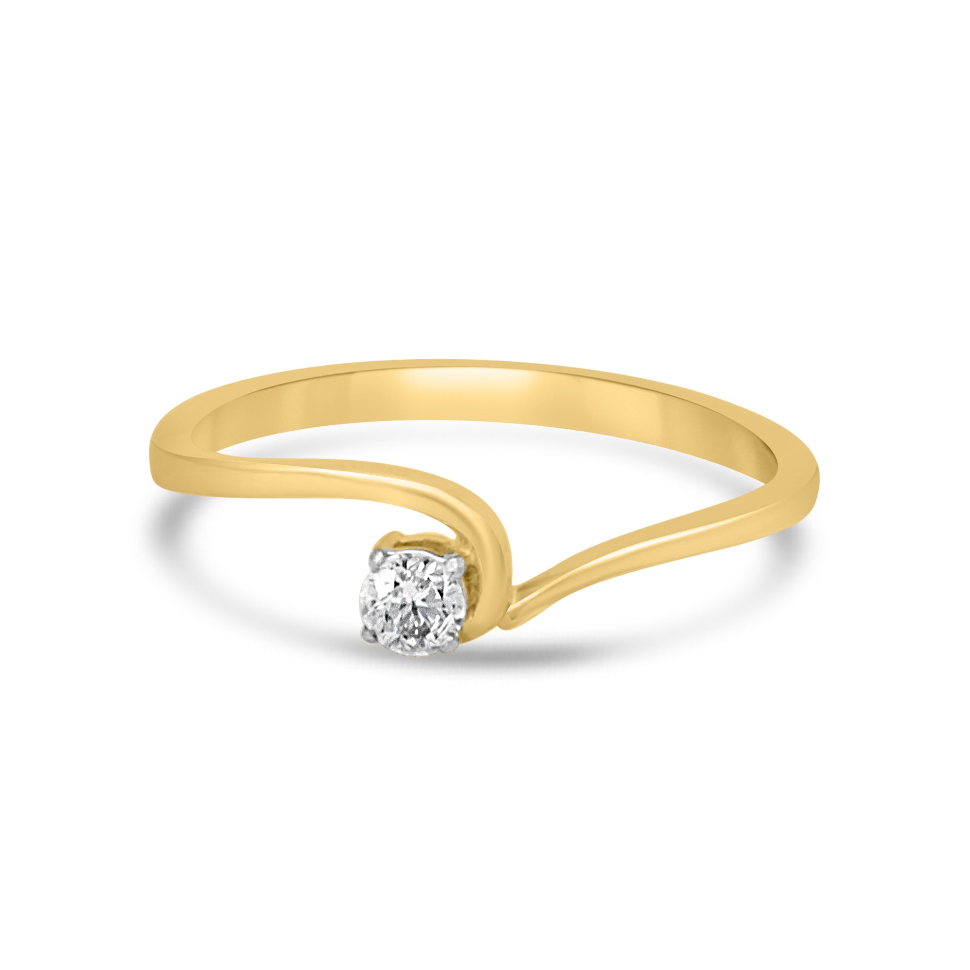 Aura Gold Ring with Lab-Grown Diamonds