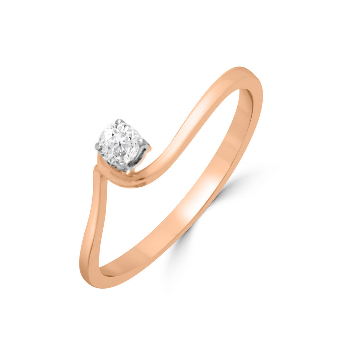 Aura Gold Ring with Lab-Grown Diamonds