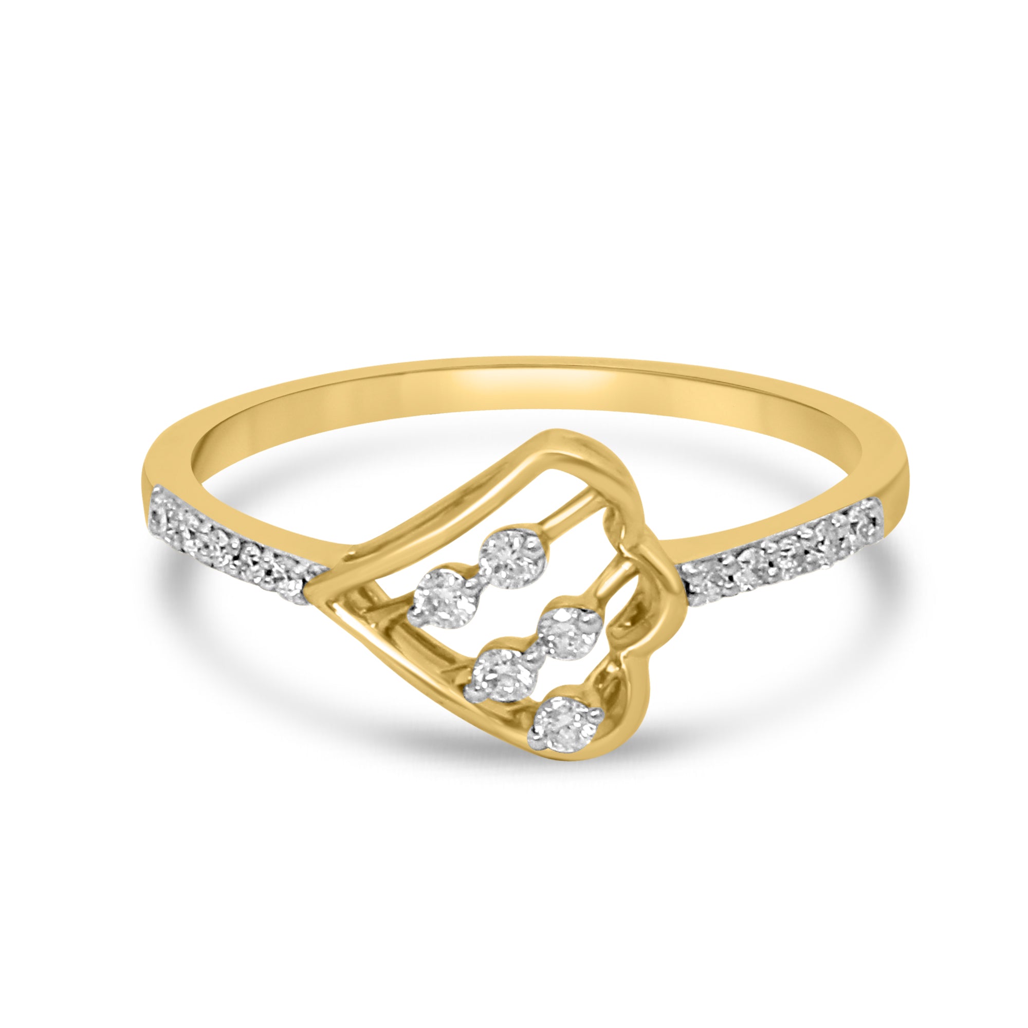 Frost Fairy Gold Ring with Lab-Grown Diamonds