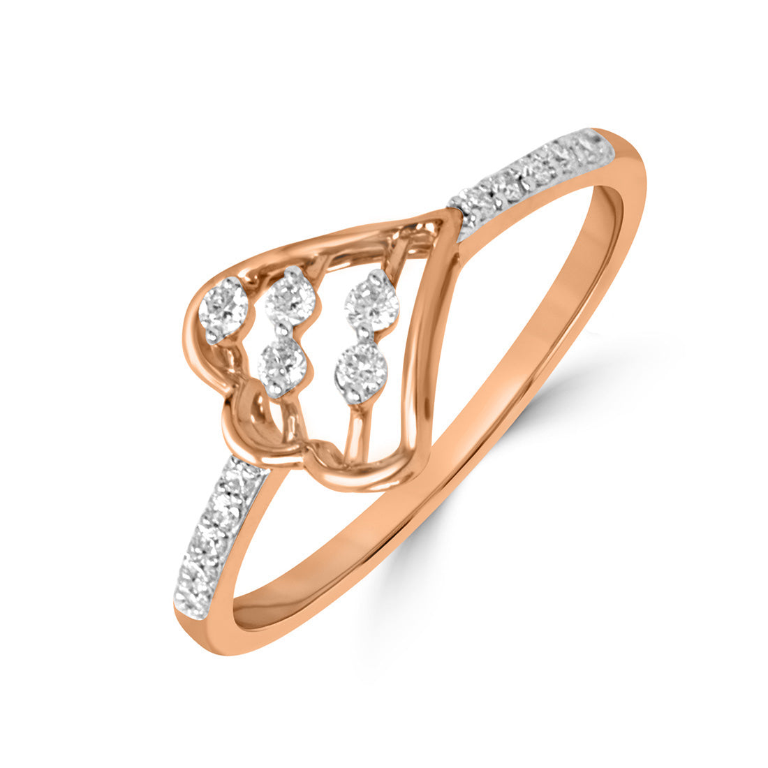 Frost Fairy Gold Ring with Lab-Grown Diamonds