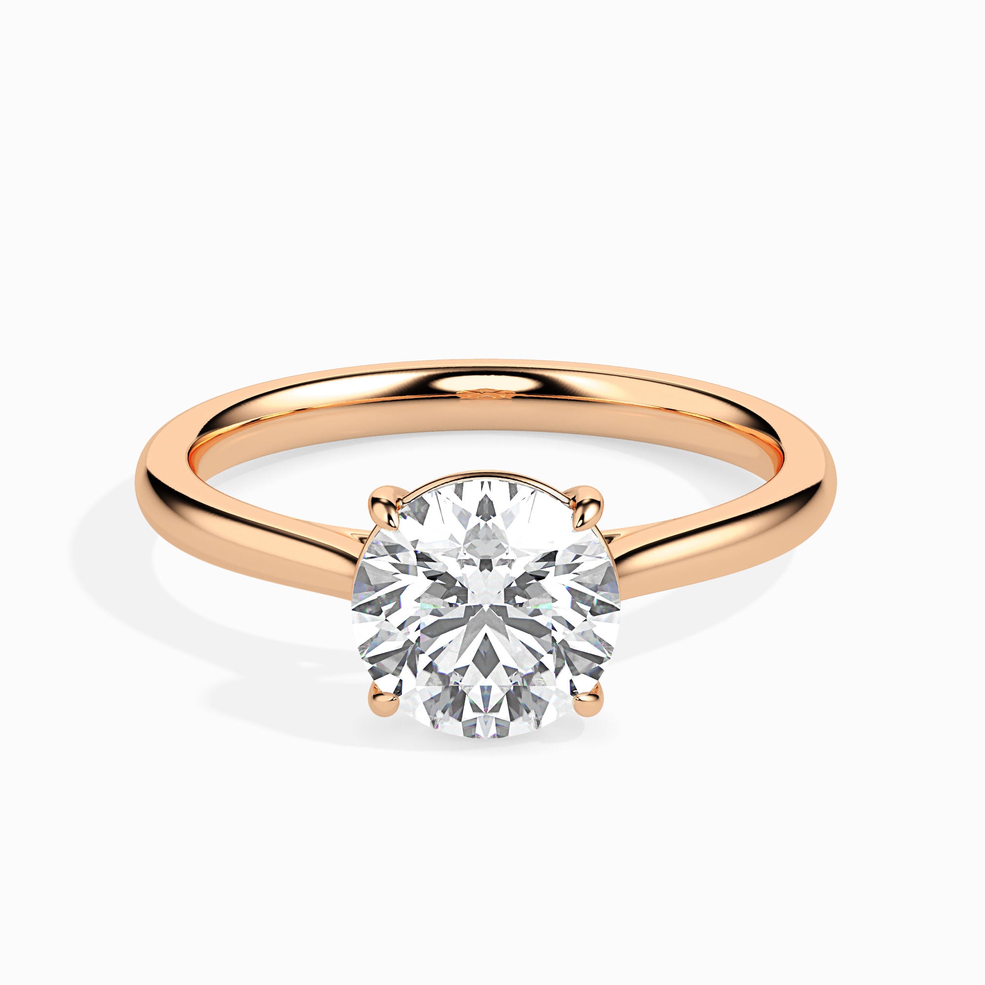 1 CT Gold Fleur Diamond Women Ring