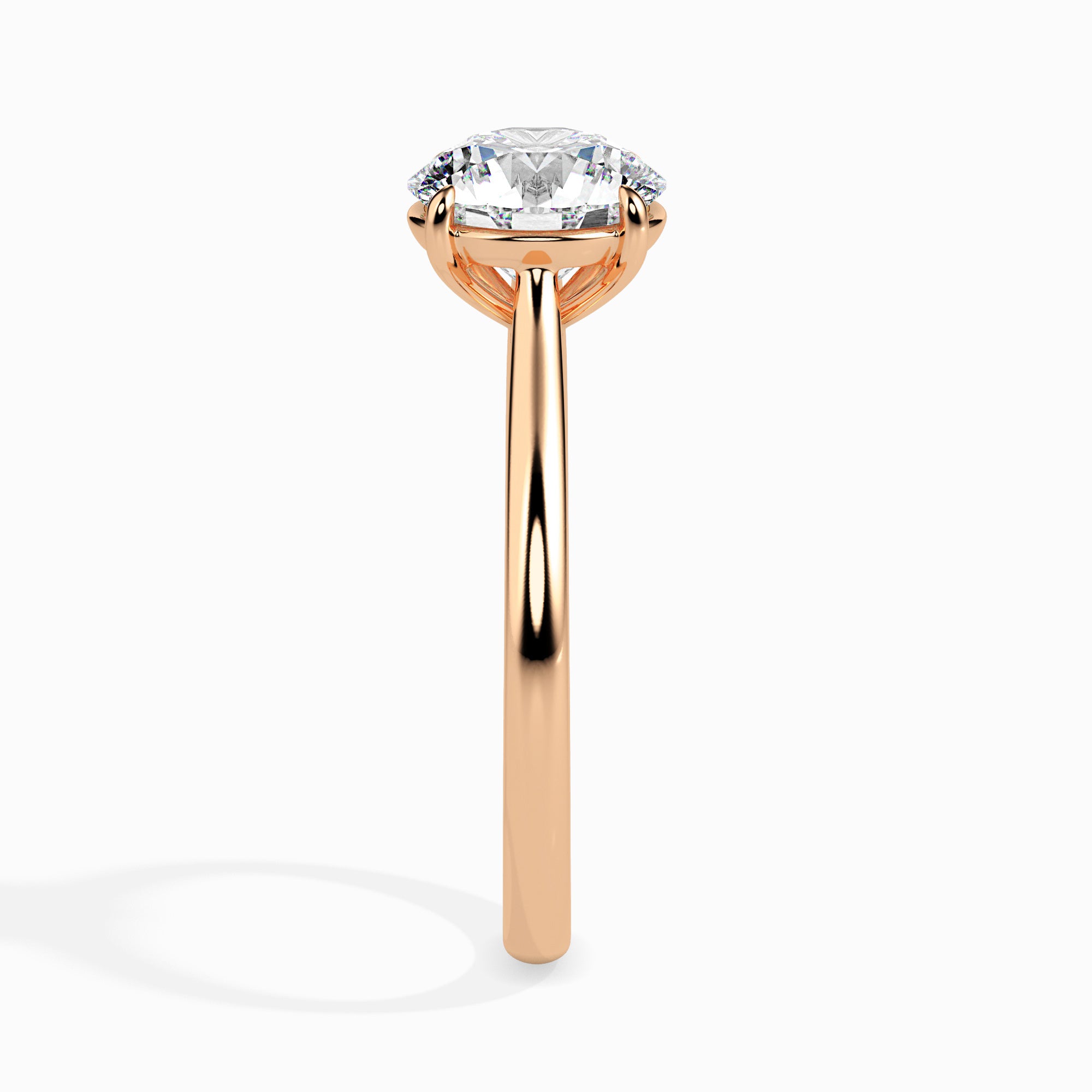 1 CT Gold Fleur Diamond Women Ring