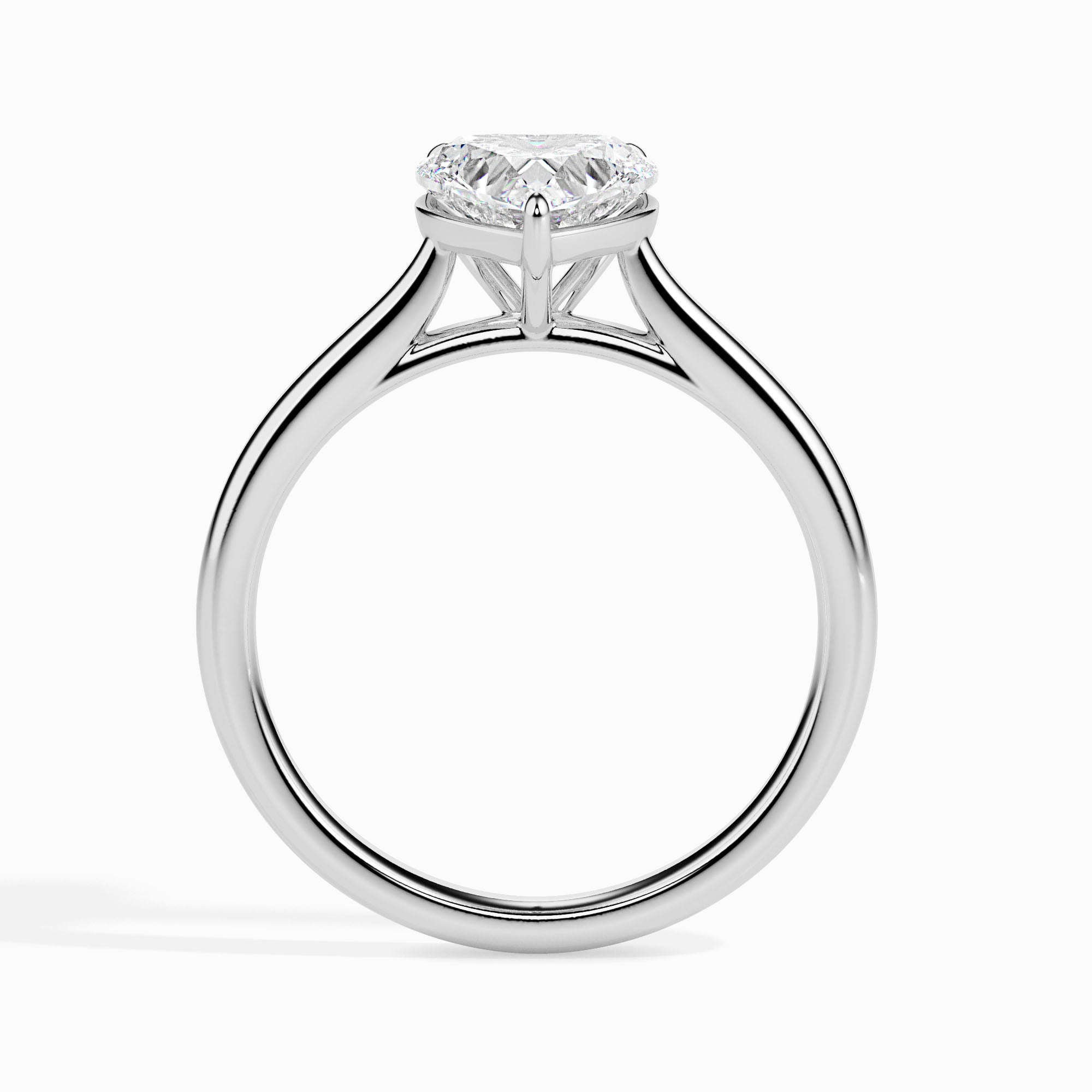 0.5 CT Love's Embrace Forever Diamond Heart Ring