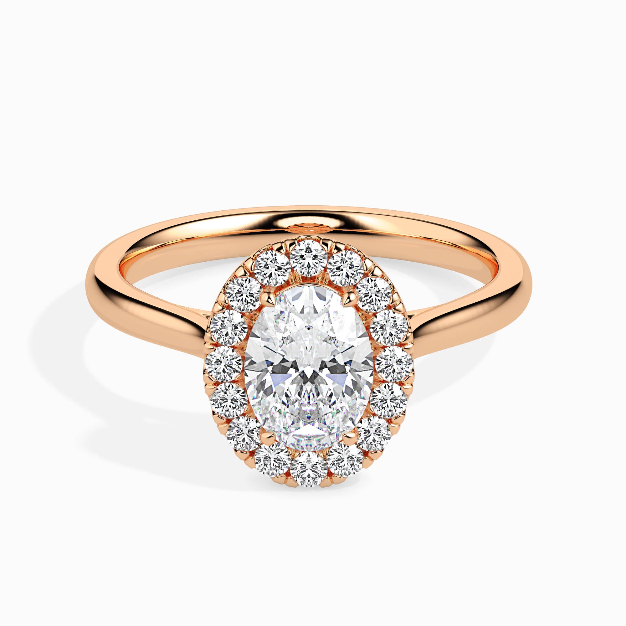 1.5 CT Luxe Oval Halo Diamond Dream Ring