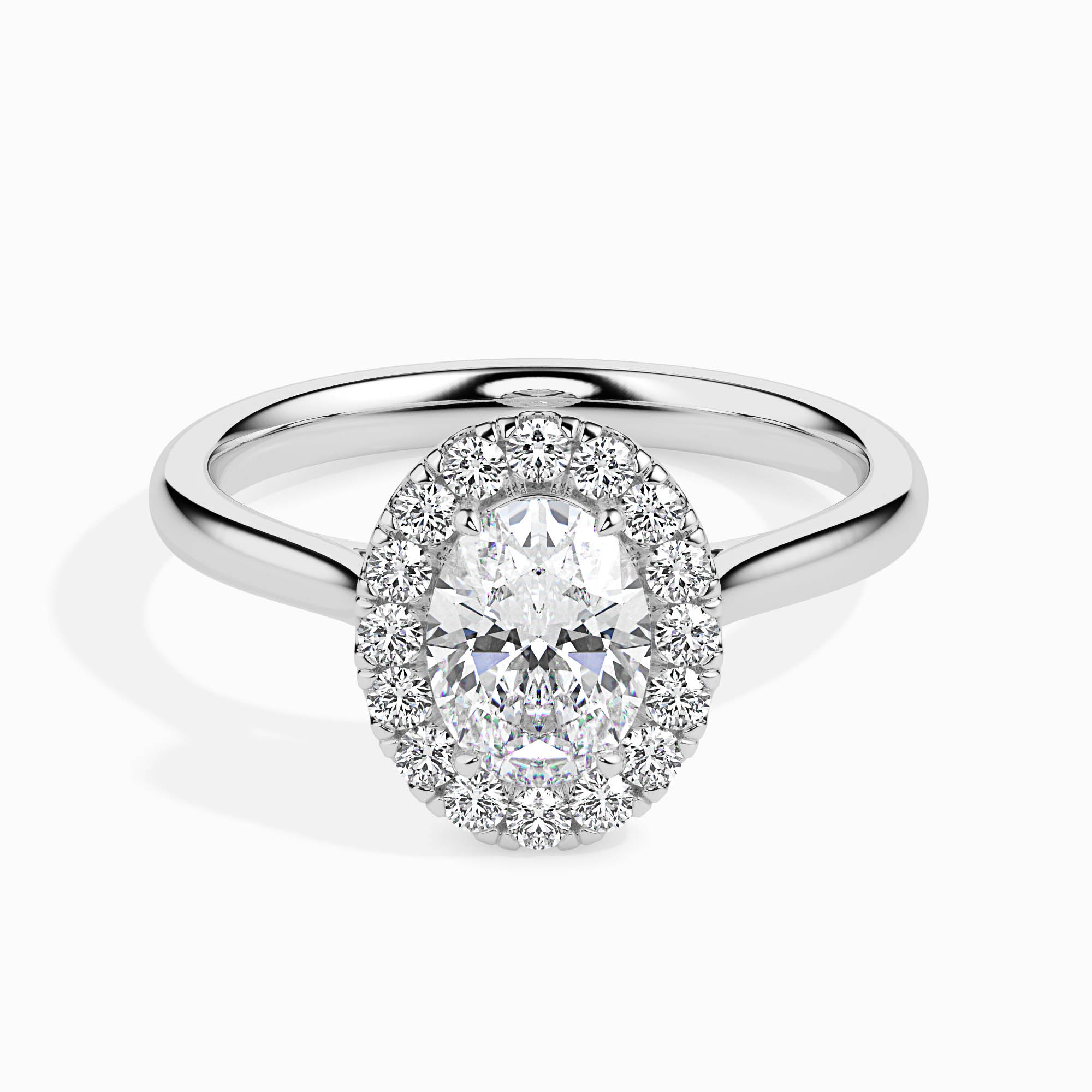 1.5 CT Luxe Oval Halo Diamond Dream Ring