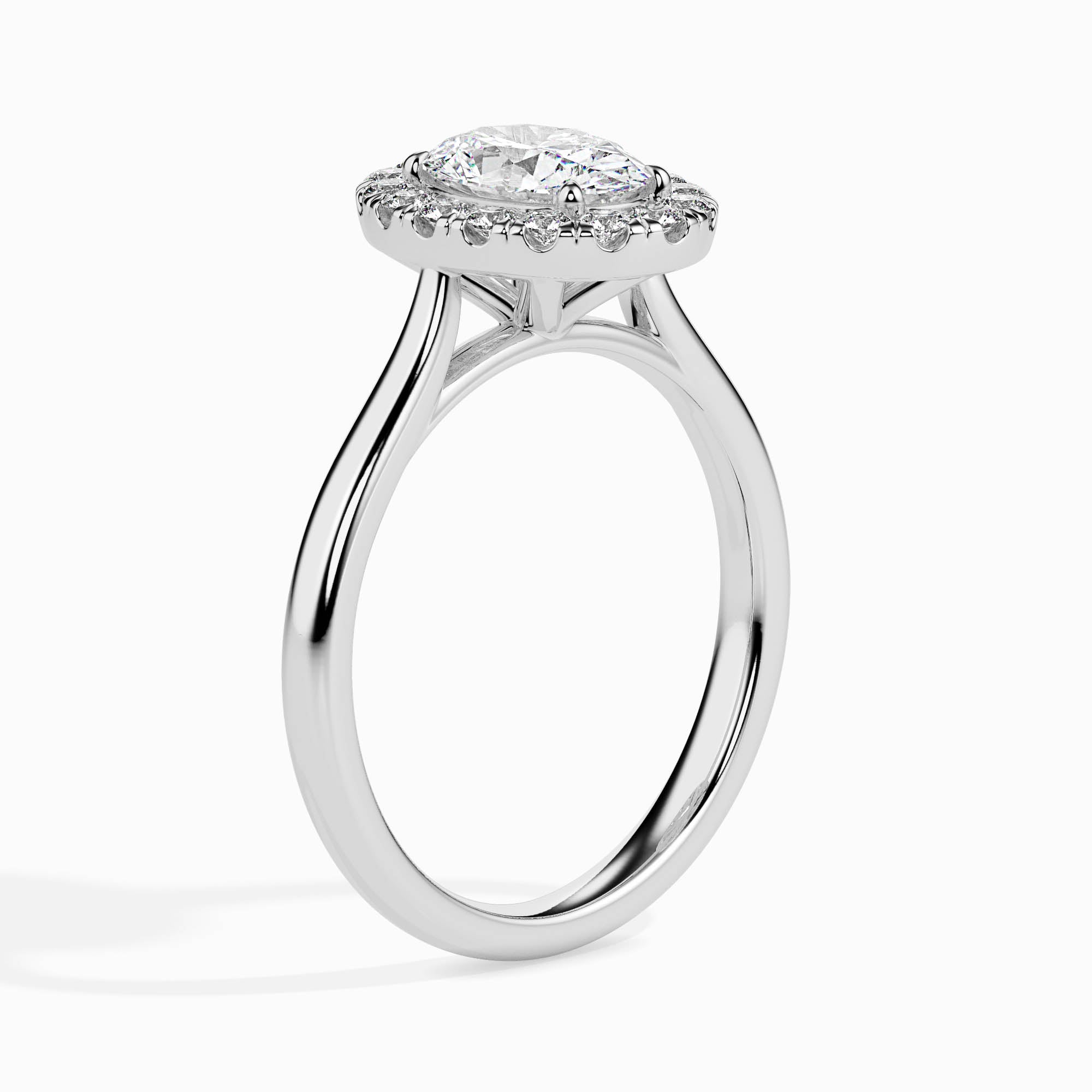 1.5 CT Luxe Oval Halo Diamond Dream Ring