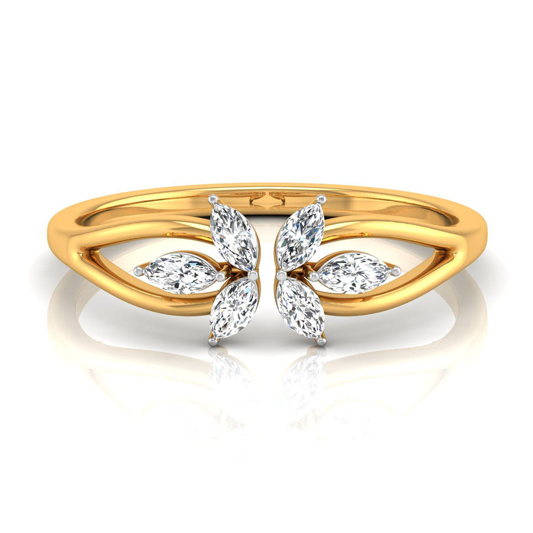 Delicate Bloom Diamond Ring