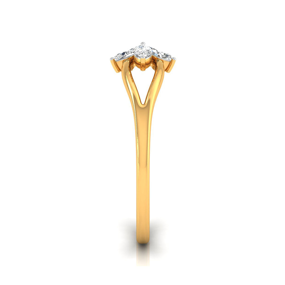 Delicate Bloom Diamond Ring