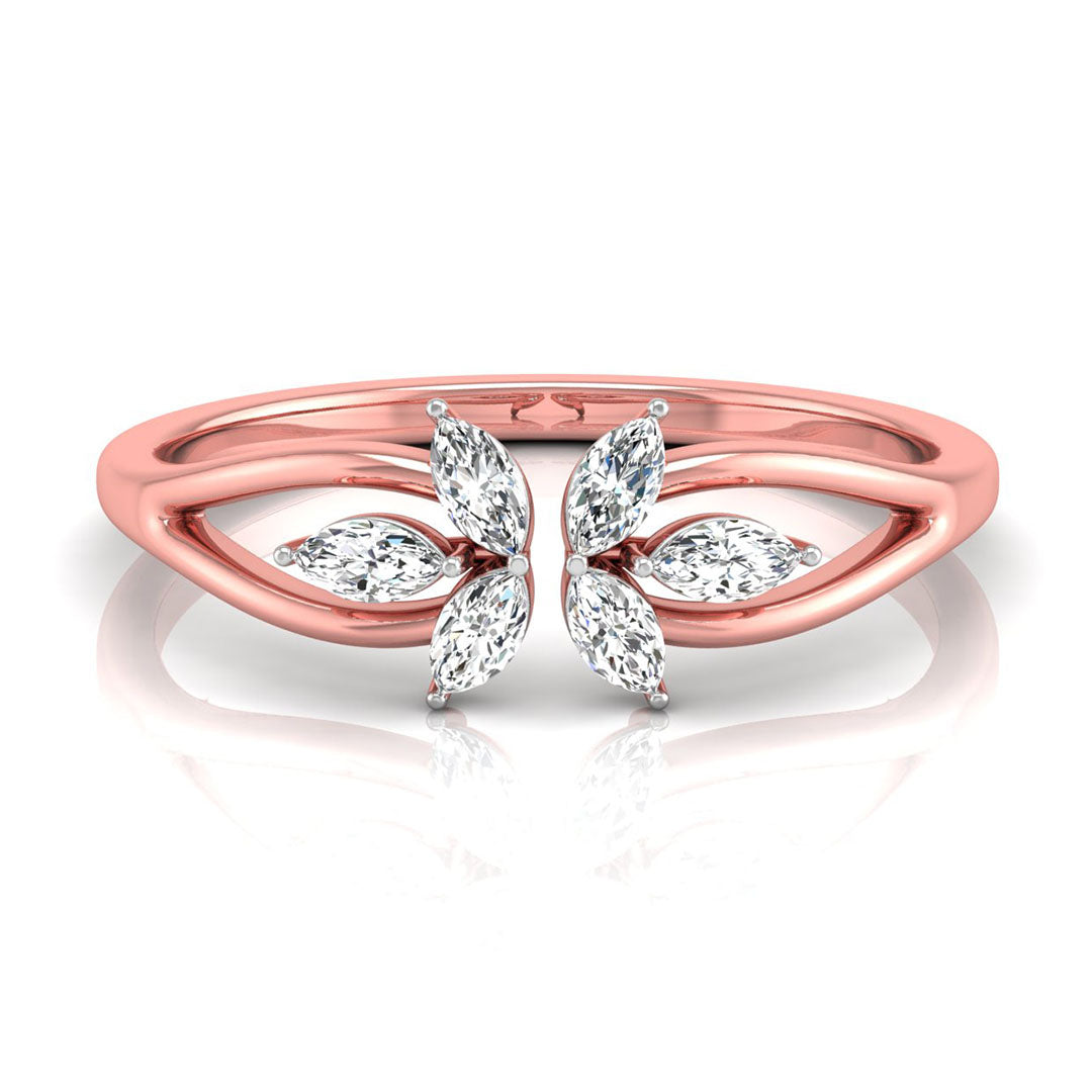 Delicate Bloom Diamond Ring