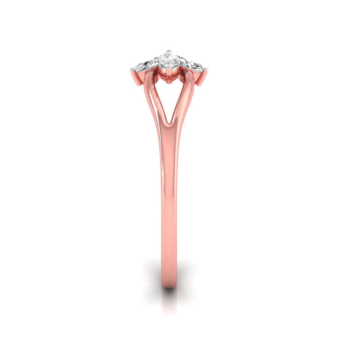 Delicate Bloom Diamond Ring