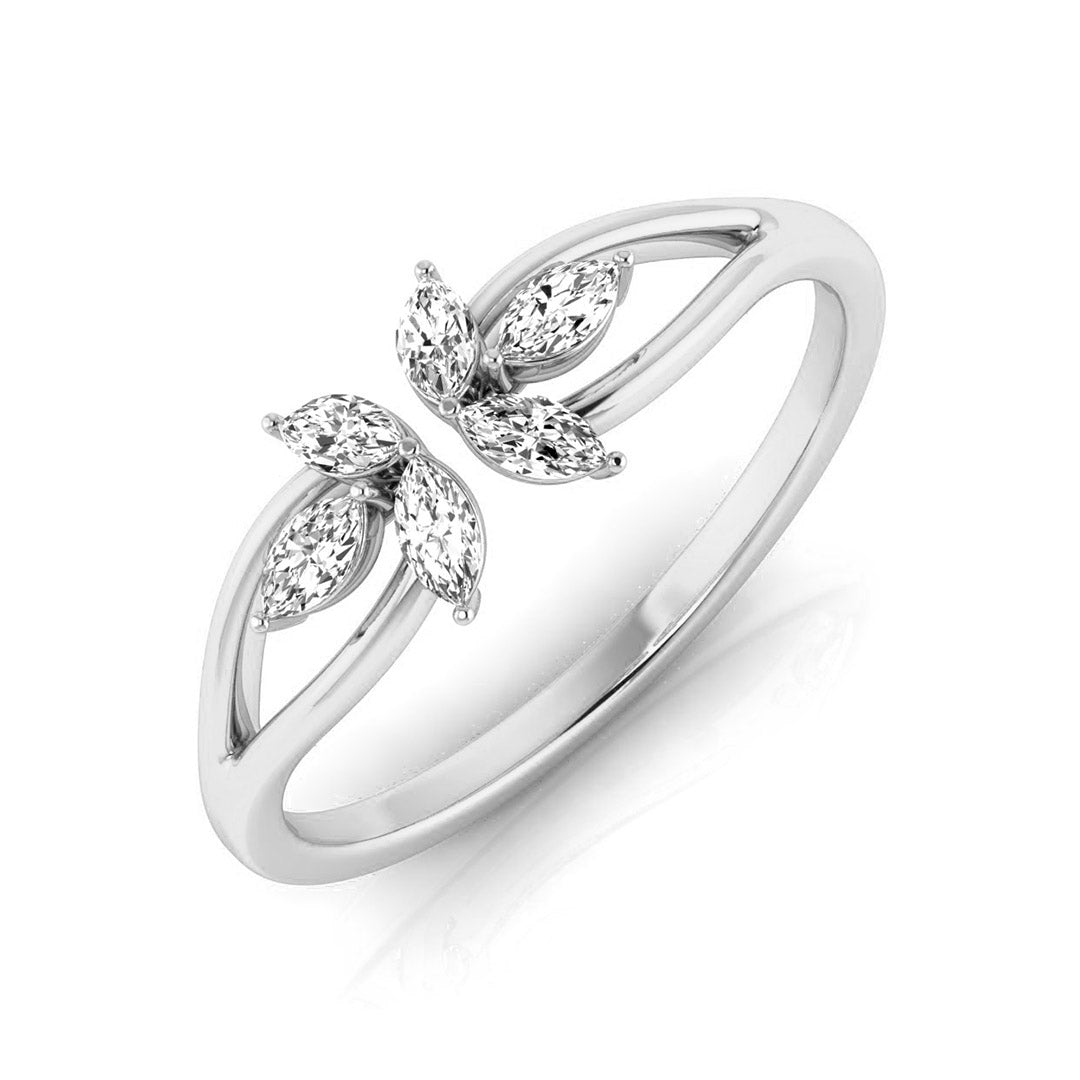 Delicate Bloom Diamond Ring