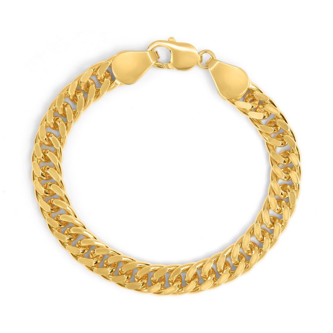 Golden Elegance Men's Curb Chain Bracelet