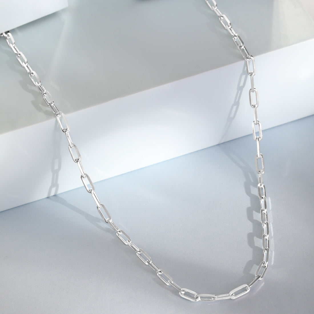 Men's 925 Sterling Silver Linked Chain