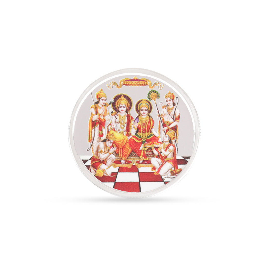 Divine Ram Darbar 999 Fine Silver Coin- 10 gm