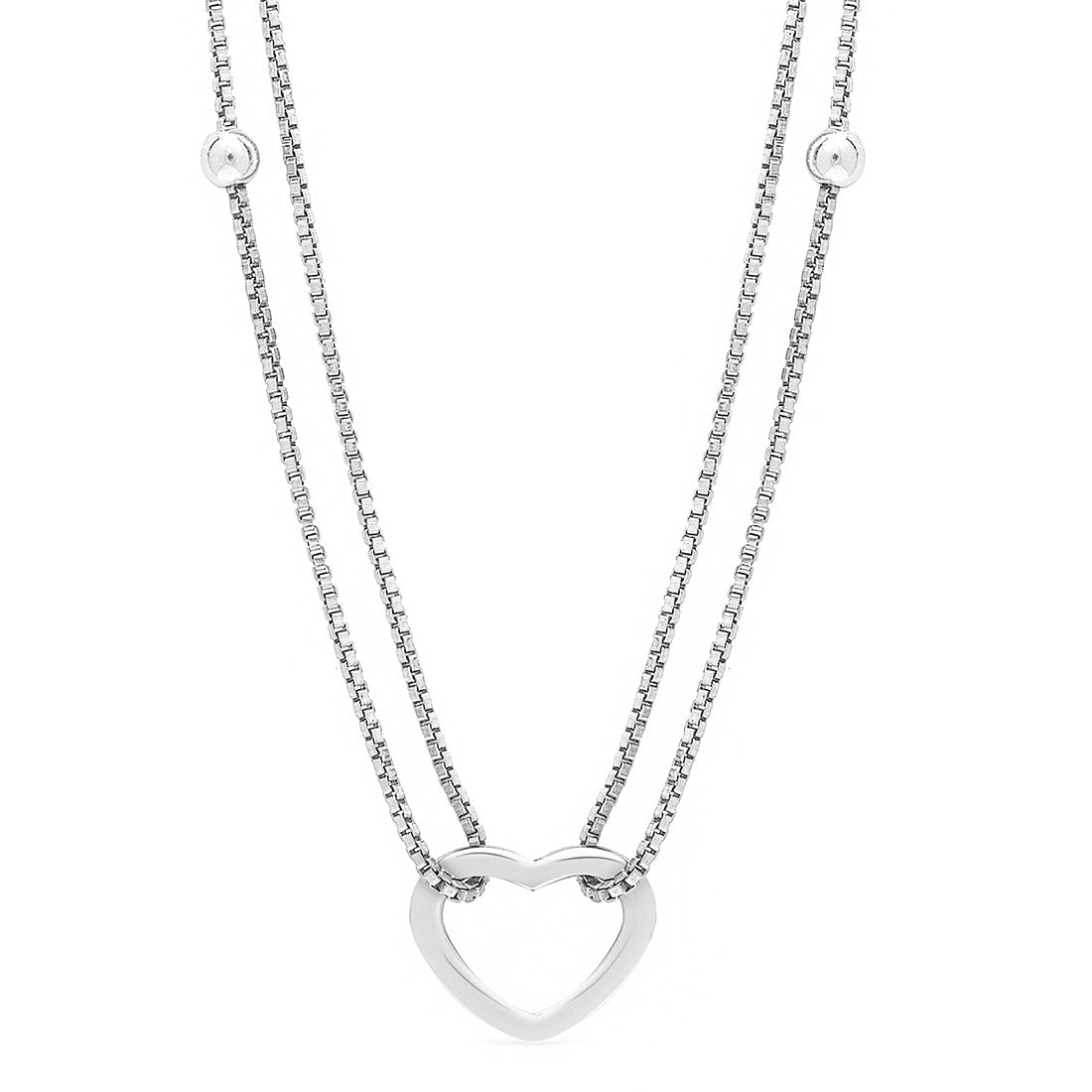 Dainty Rhodium Plated 925 Sterling Silver Waist Chain