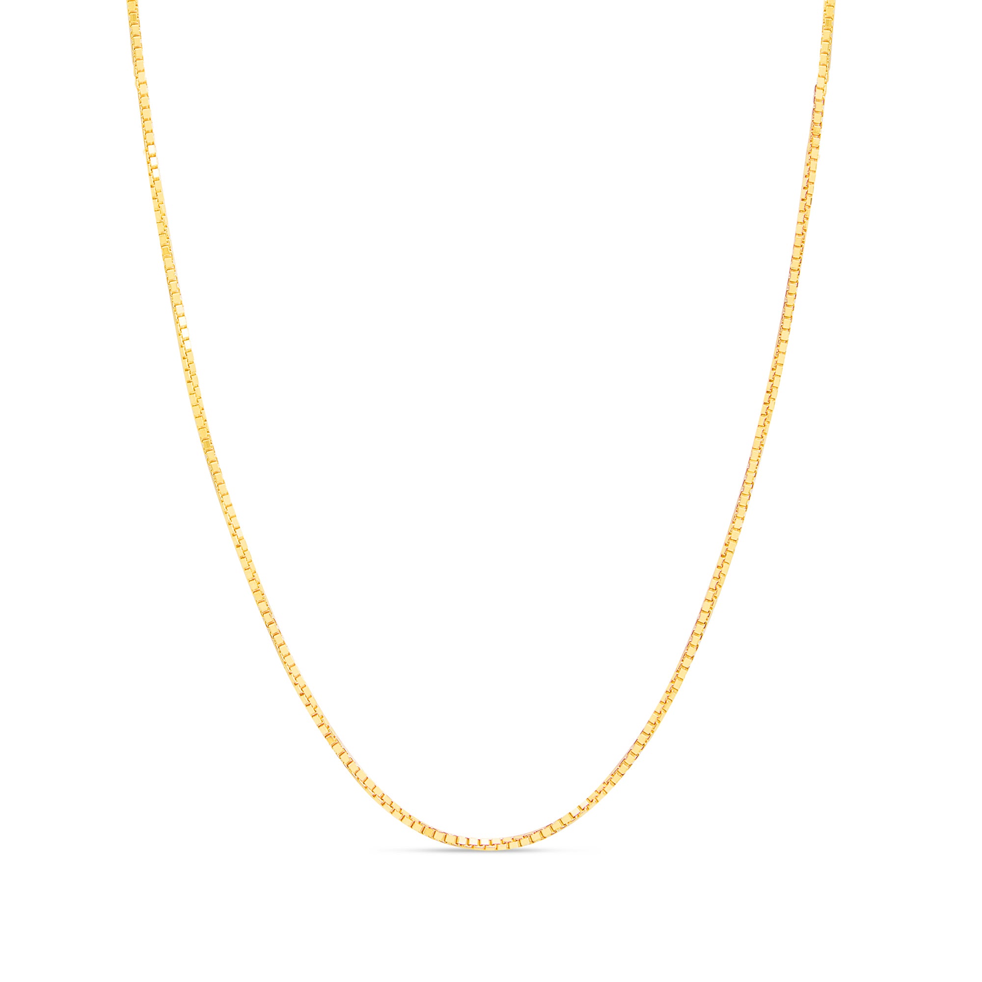 Sleek Gold Plated 925 Sterling Silver Box Chain Sliding Waist Chain