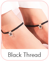 Black Thread Anklet