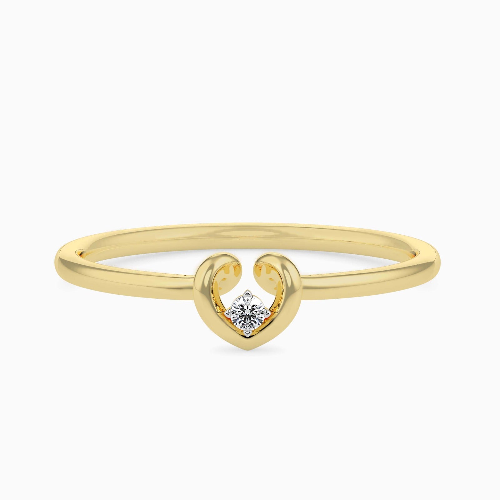 Sparkling Allure Lab-Grown Diamond Heart Ring