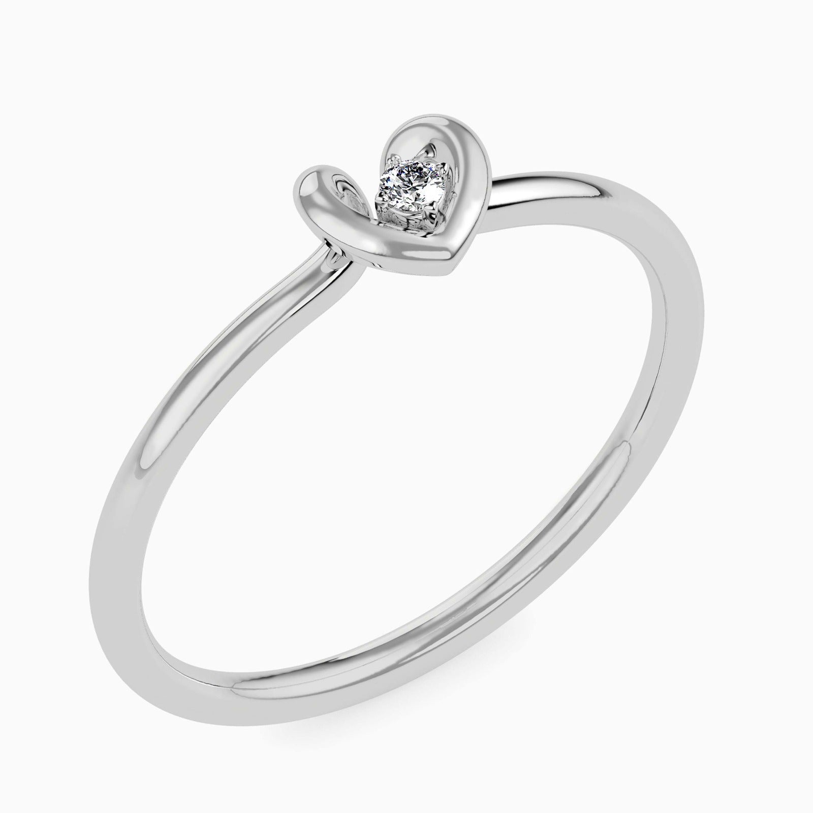 Sparkling Allure Lab-Grown Diamond Heart Ring