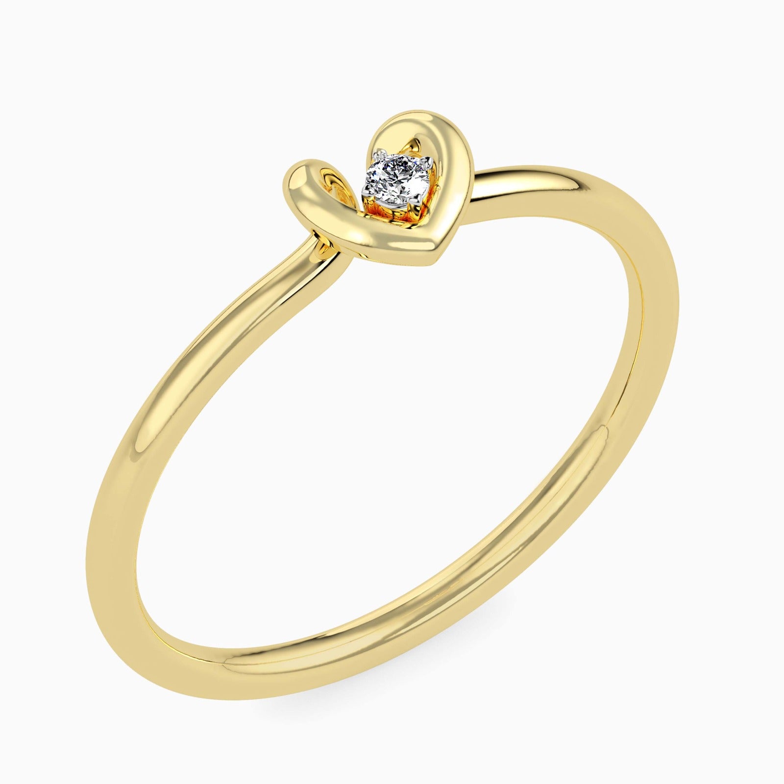 Sparkling Allure Lab-Grown Diamond Heart Ring