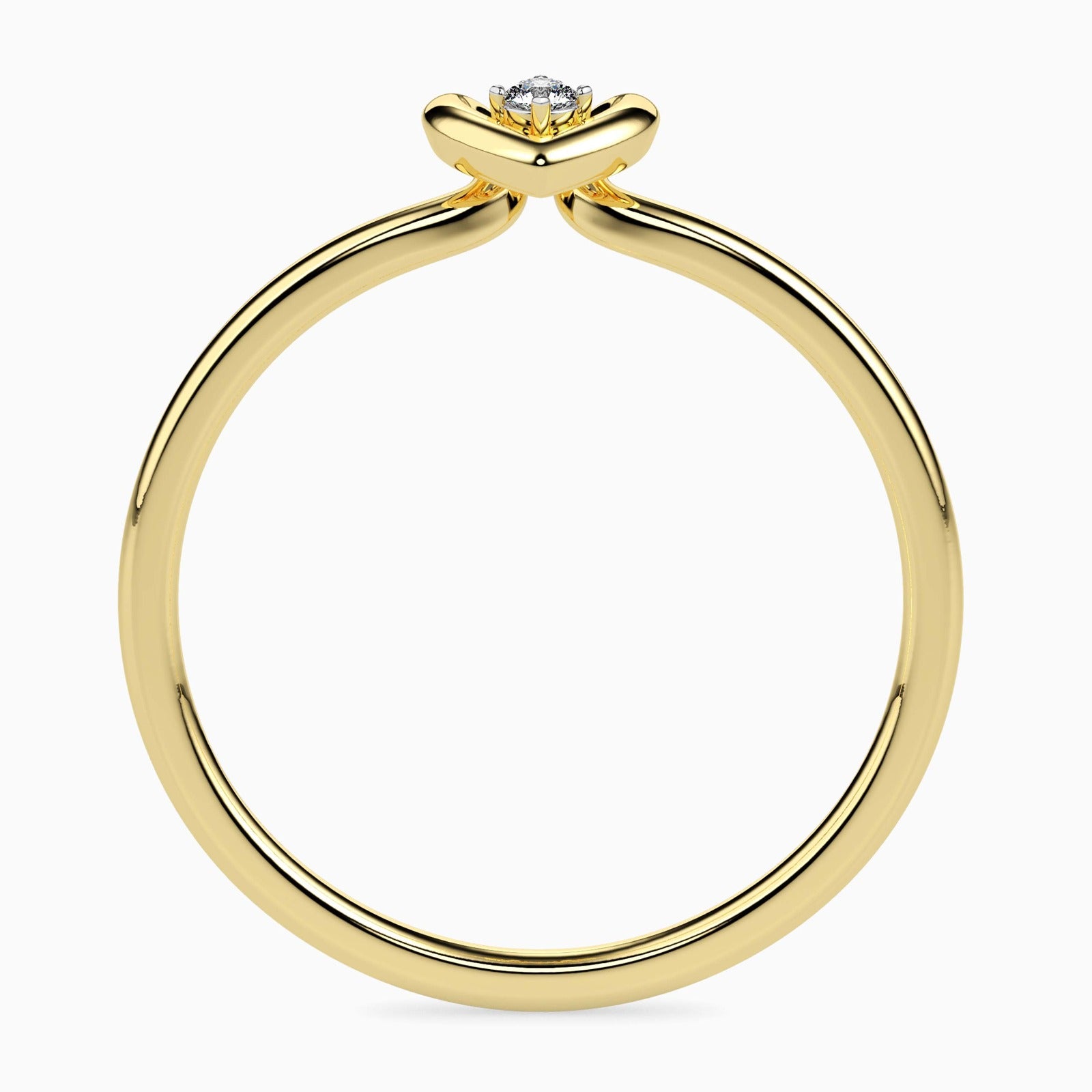 Sparkling Allure Lab-Grown Diamond Heart Ring