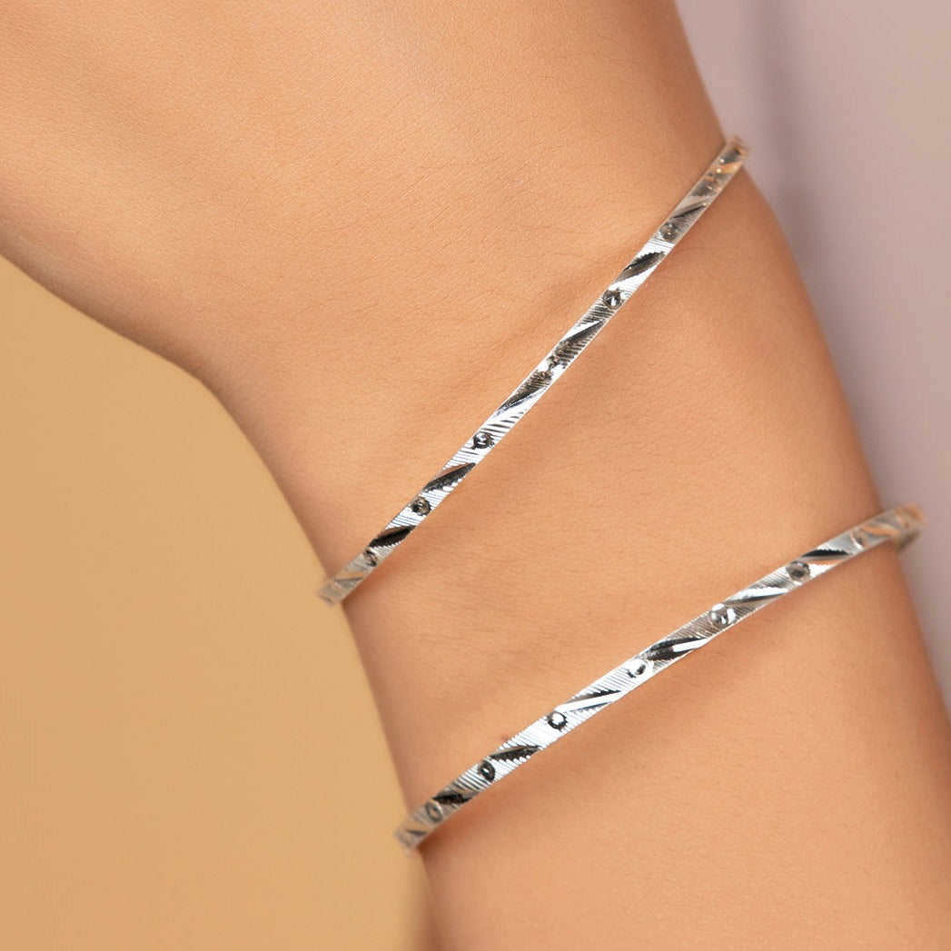 Buy Silver Bracelets  Bangles for Women by Praavy Online  Ajiocom